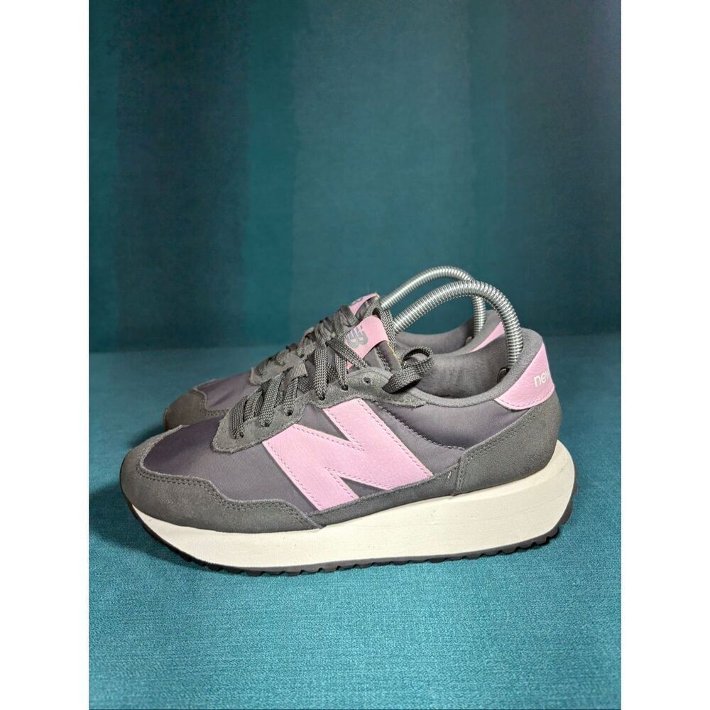 New Balance 237 WS237YA Gray Pink Casual Lifestyle Sneakers Women’s Size 8